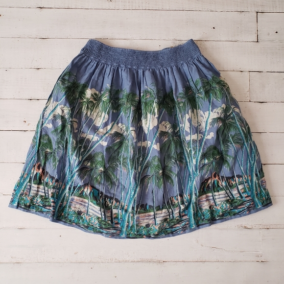 SOLD-Anthropologie Vanessa Virginia Kahakai Skirt - Picture 4 of 8